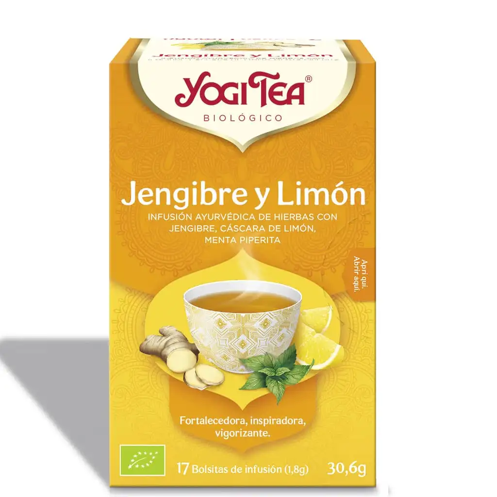 Ginger and lemon yogi tea (17 filters)