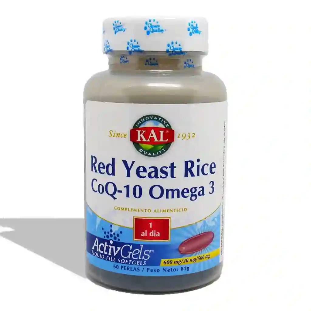 YAST RICE Q10 and OMEGA 3 KAL 60 CAPSULA