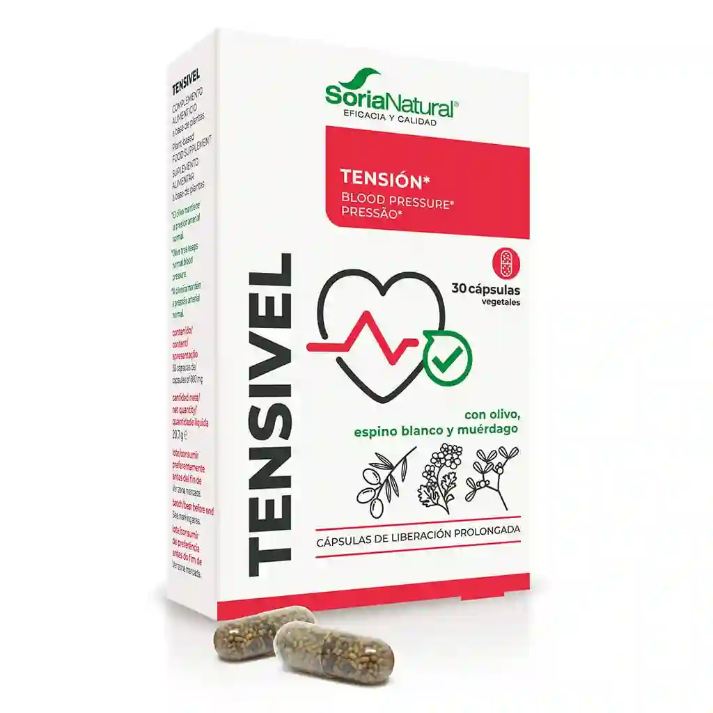 Natural Soria Tensivel 30 Capsules
