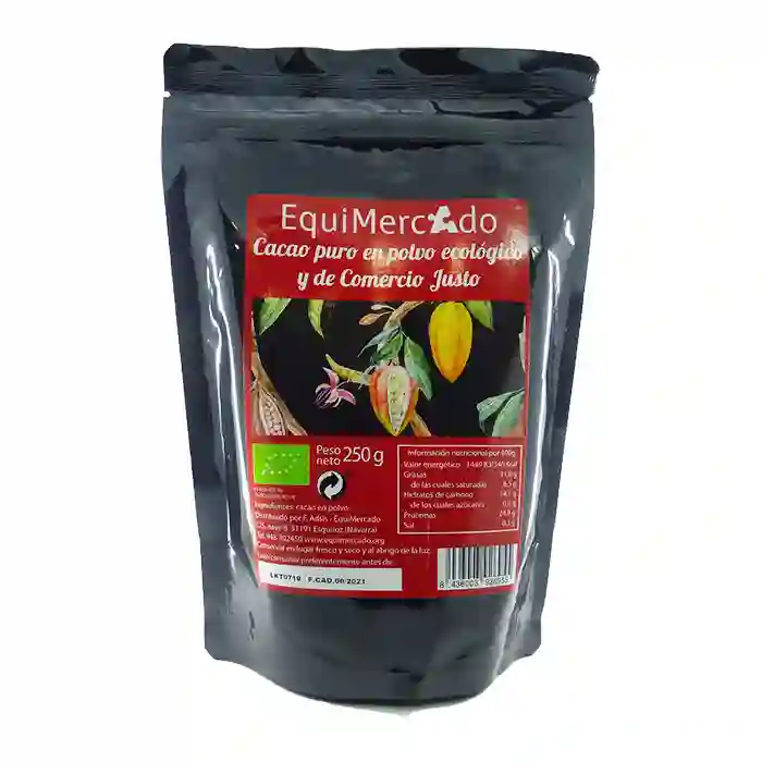 Cacao Puro en polvo Equimercado (250 g)