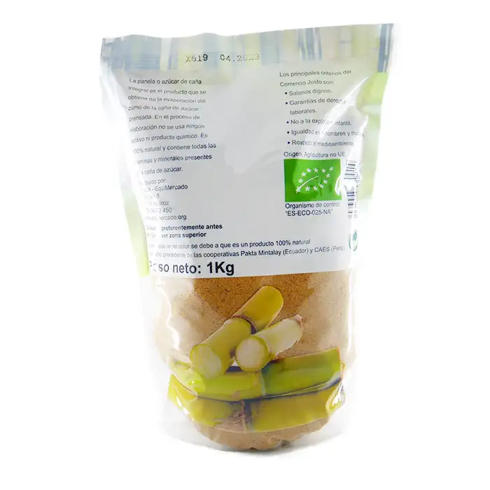 Panela Azúcar Integral de Caña (1 Kg) Equimercado - Imagen 2