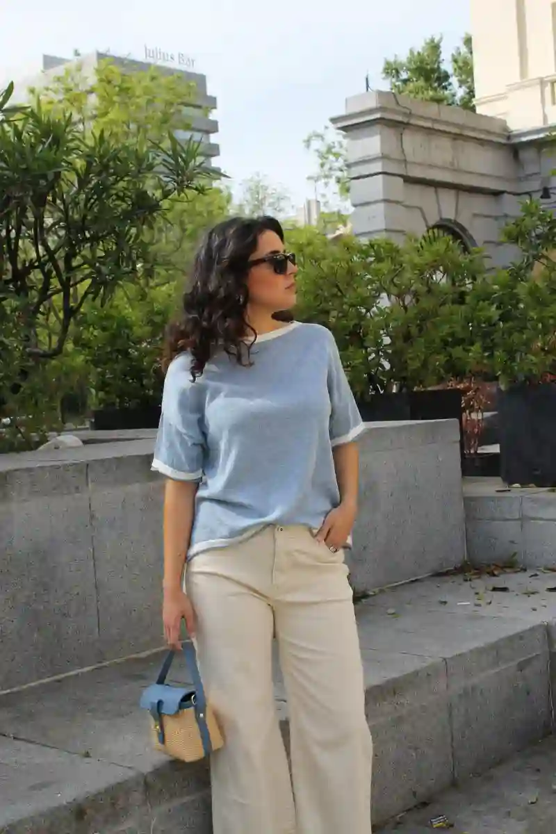 Blue boat shirt
