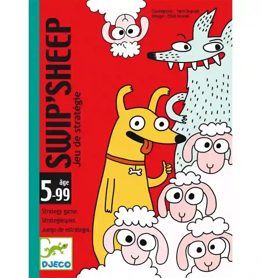 Djeco - Swip'sheep, juego de cartas