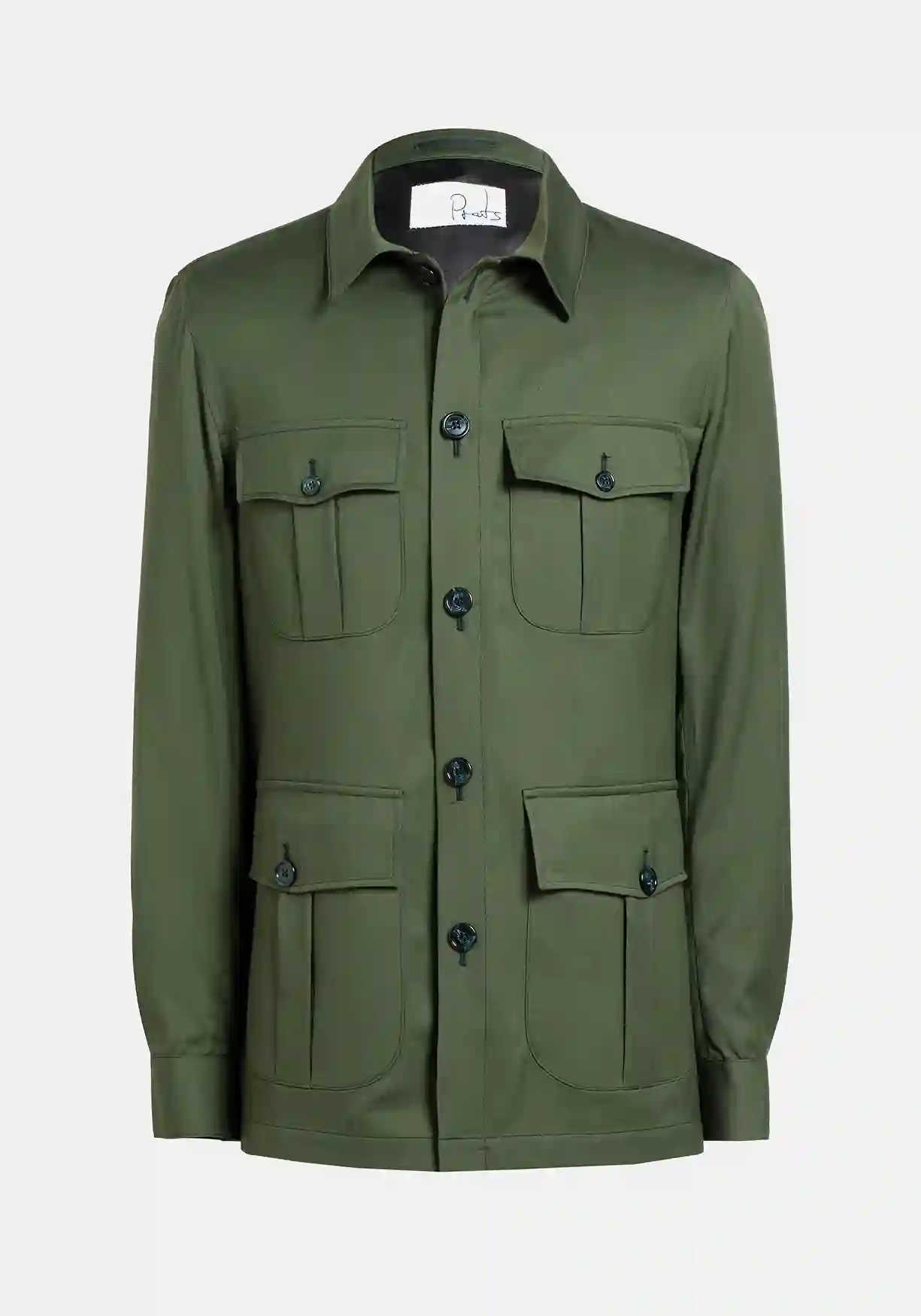 Sobrecamisa verde Súper 130's