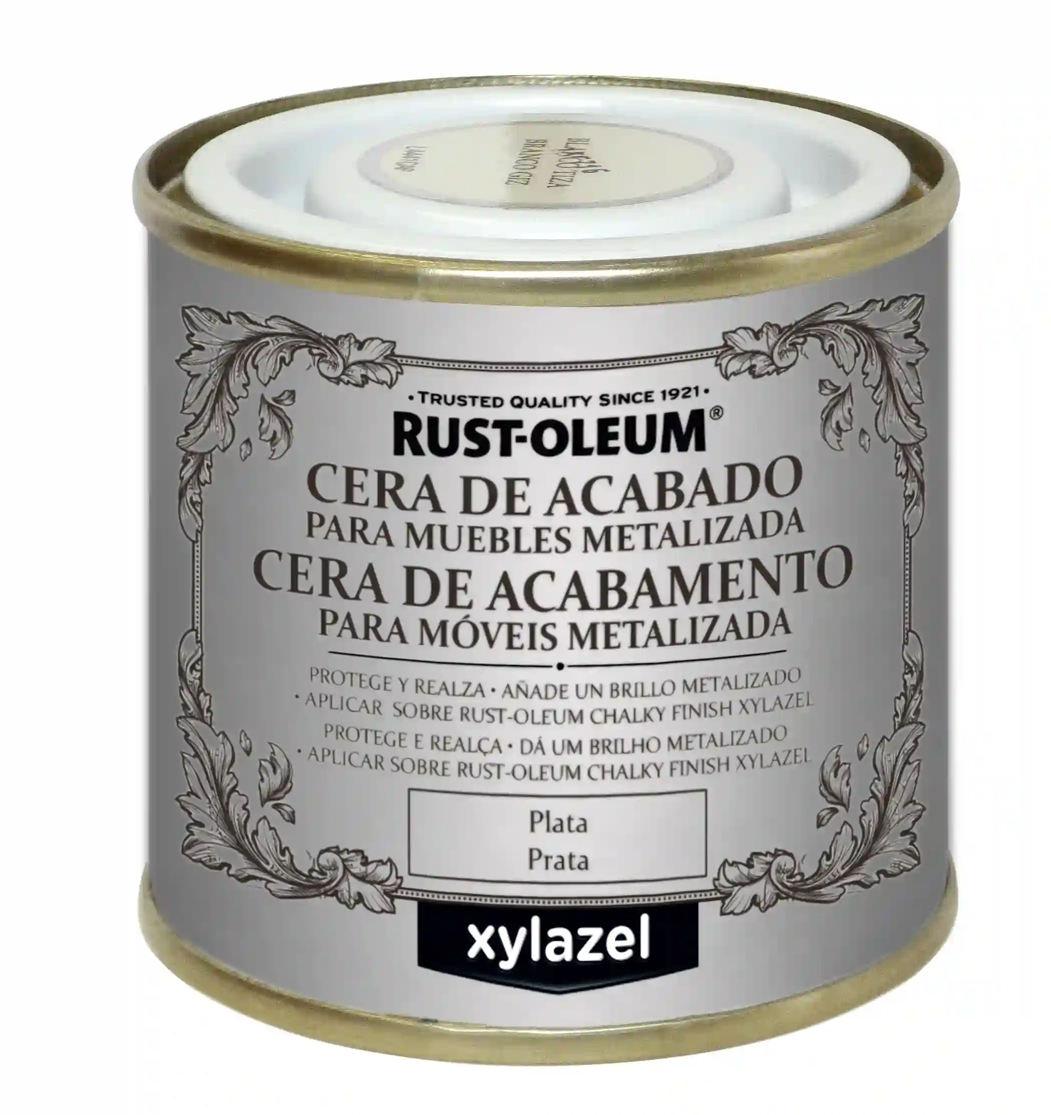 Metallized Finish Wax for Chaky Finish Furniture