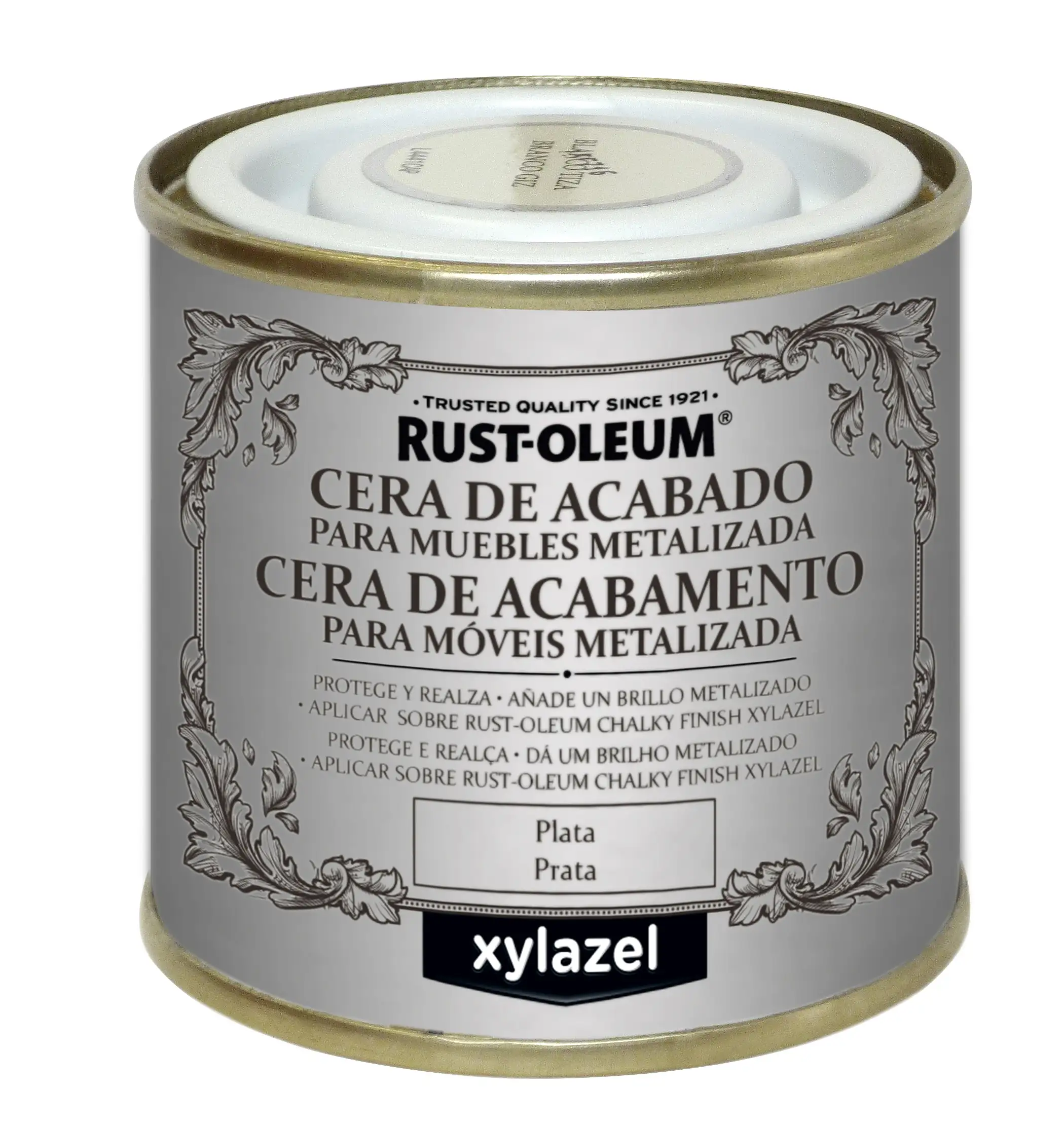 Metallized Finish Wax for Chaky Finish Furniture