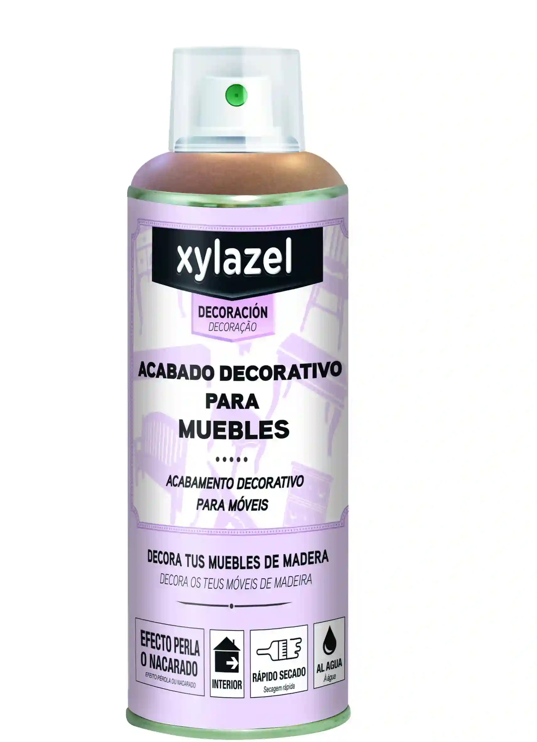 Spray acabado decorativo para muebles