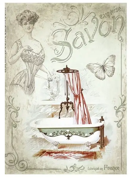 Papel de arroz - Exquise Savon - 21x29