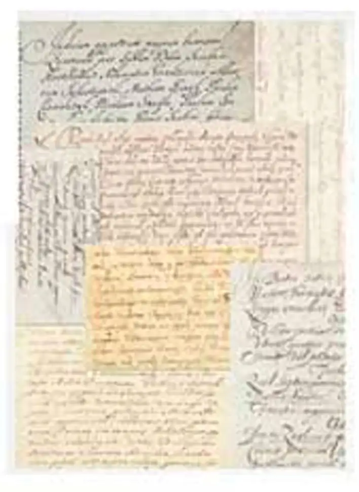 Papel de arroz - Cartas colores - 21x29