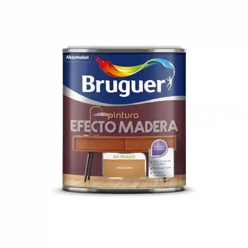 Pintura efecto madera Bruguer