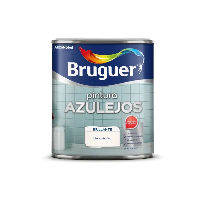 Bright enamel for Bruguer tiles