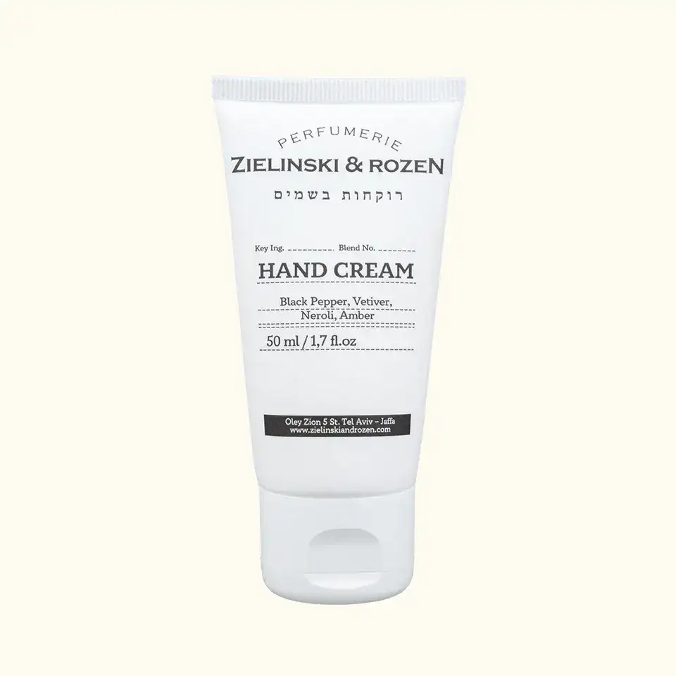 CREMA DE MANOS BLACK PEPPER, VETIVER, NEROLI, AMBER 50ML / ZIELINSKI & ROZEN