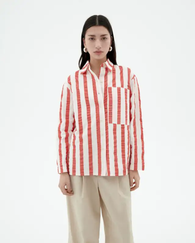 MARCELLE BLOUSE RED / THINKING MU