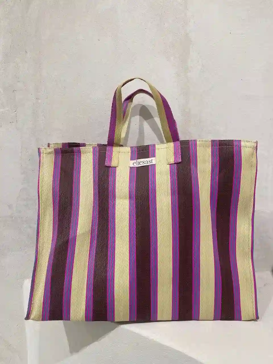 BOLSO XL FUCSIA Y AMARILLO / ELIESAST
