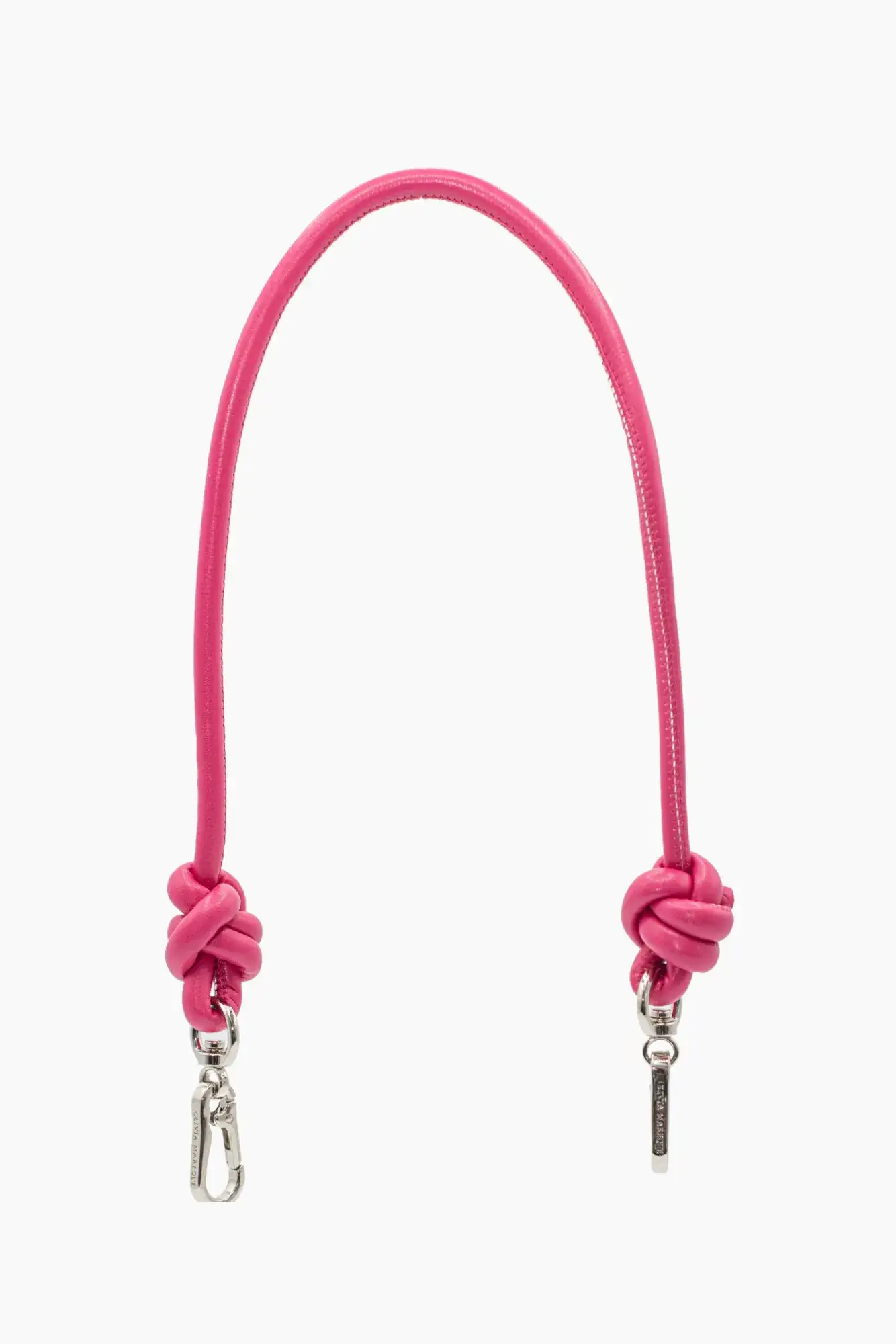 CADENA PIEL NUDO HOMBRO FUCSIA / OLIVIA MAREQUE