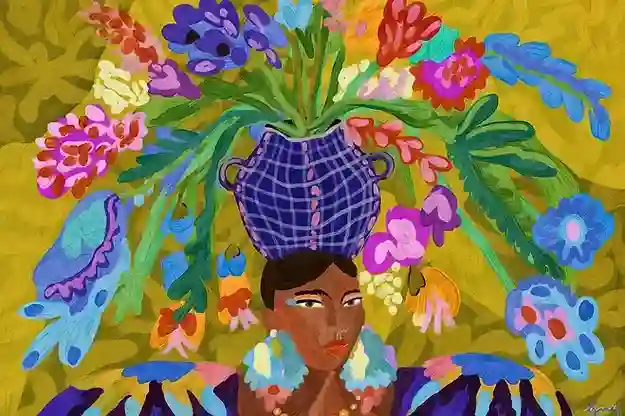 "LOS PENSAMIENTOS" PRINT / ANA CLERICI