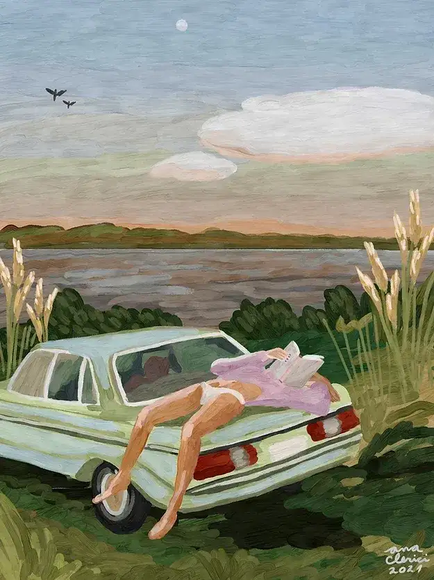 "LAGUNA" PRINT / ANA CLERICI