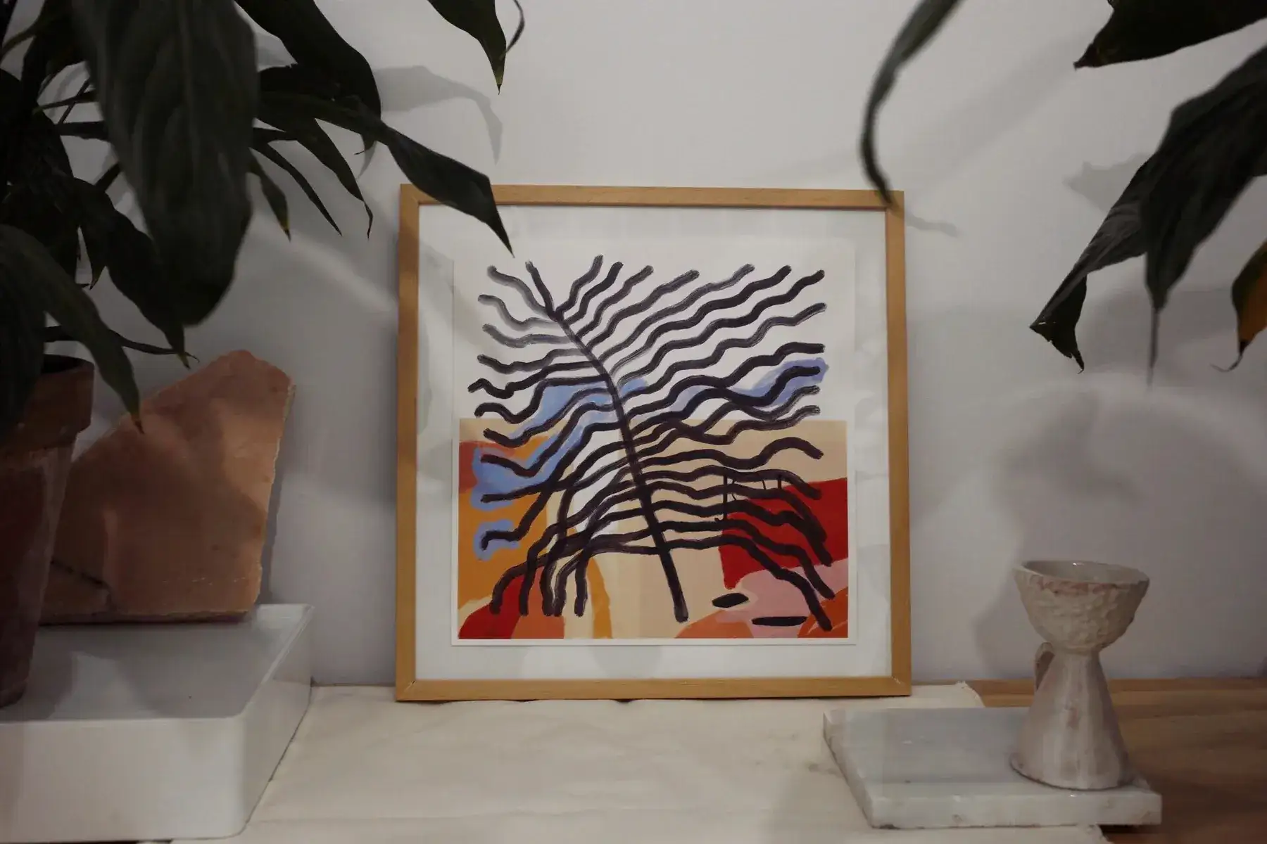 "ABSTRACT LEAVE" PRINT / KOKO CHE JOTA