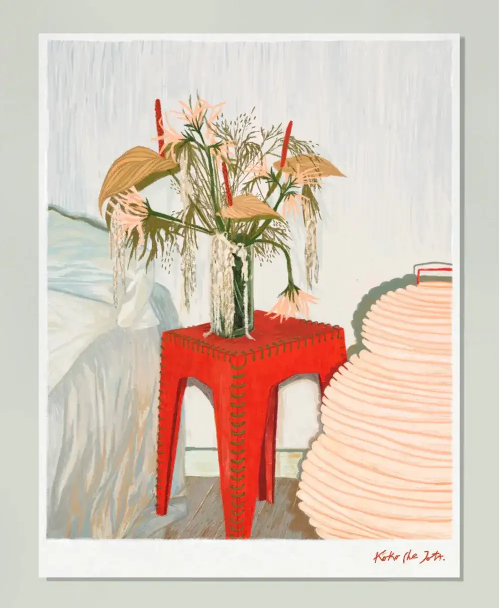 "FLOWERS FOR FEIFY" PRINT / KOKO CHE JOTA