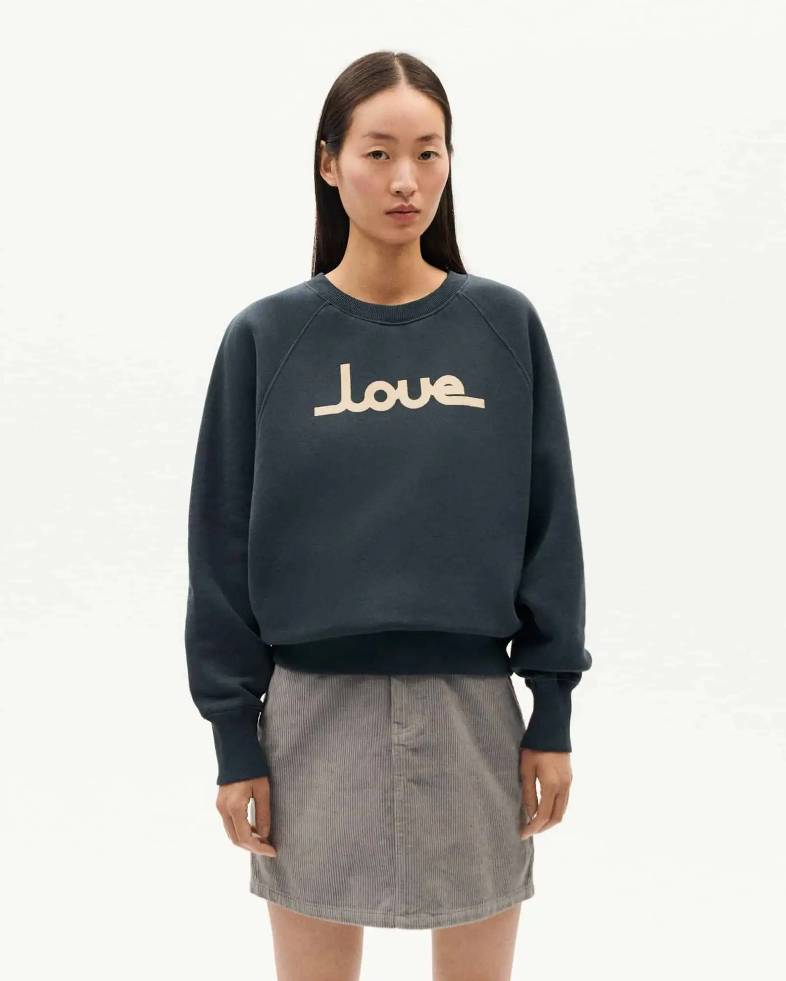 SUDADERA GRAFITO LOVE / THINKING MU