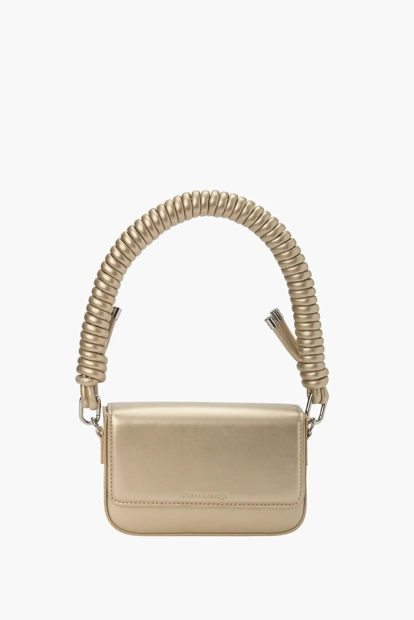 BOLSO PANTONE (DORADO) + CADENA RIZADA HOMBRO / OLIVIA MAREQUE