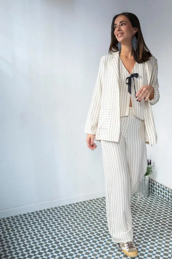 BLAZER BOSTON MARFIL - Imagen 3
