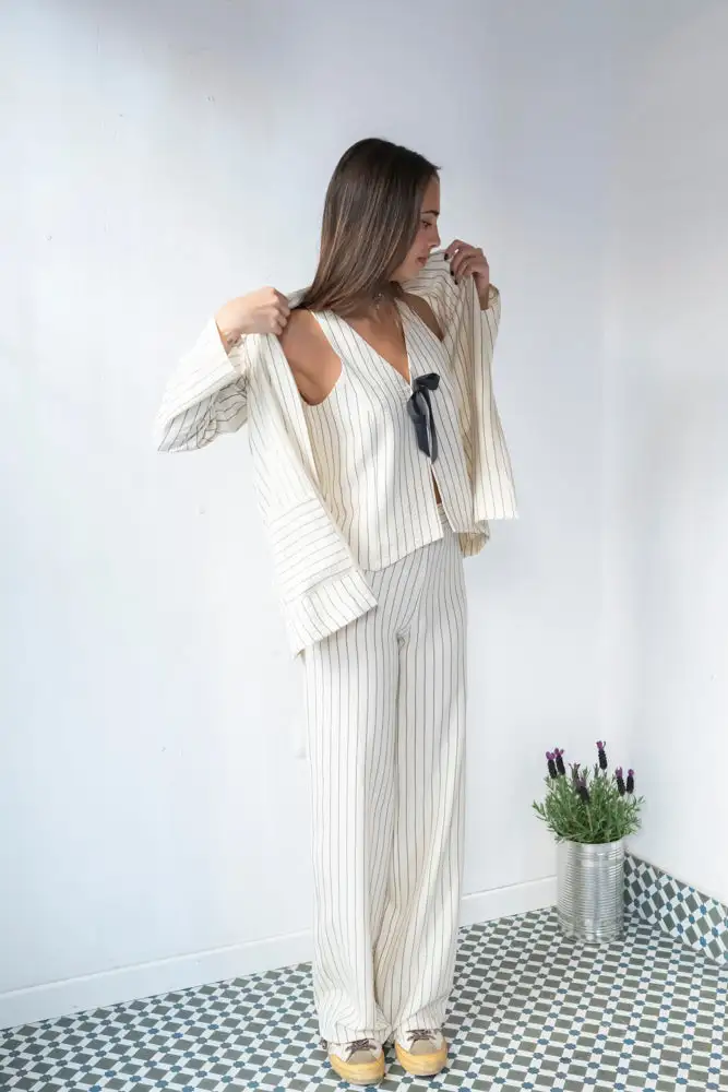 PANTALÓN NORUEGA MARFIL. Pide una talla más - Imagen 3