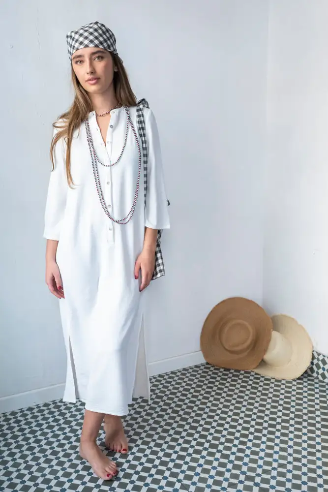 VESTIDO DUBLIN BLANCO - Imagen 4
