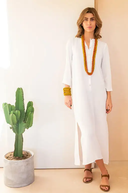 VESTIDO DUBLIN BLANCO - Imagen 5
