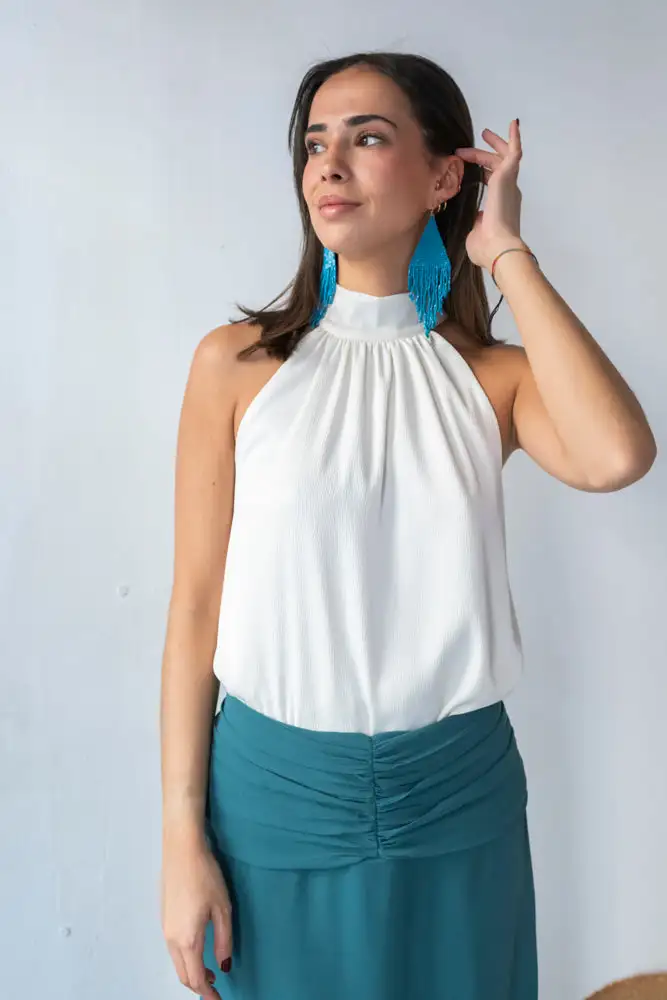 TOP NIZA MARFIL - Imagen 4