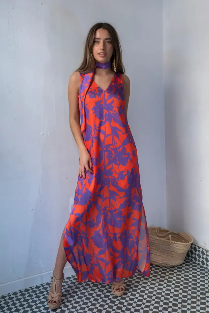 VESTIDO MARRAQUECH NARANJA - Imagen 6