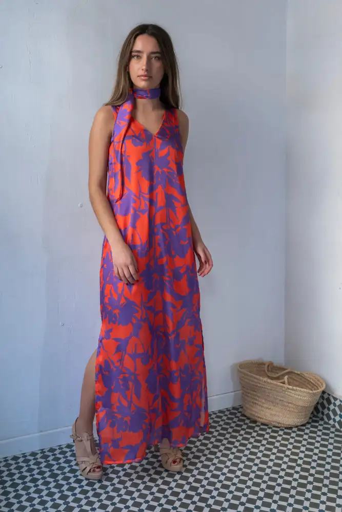 VESTIDO MARRAQUECH NARANJA - Imagen 7