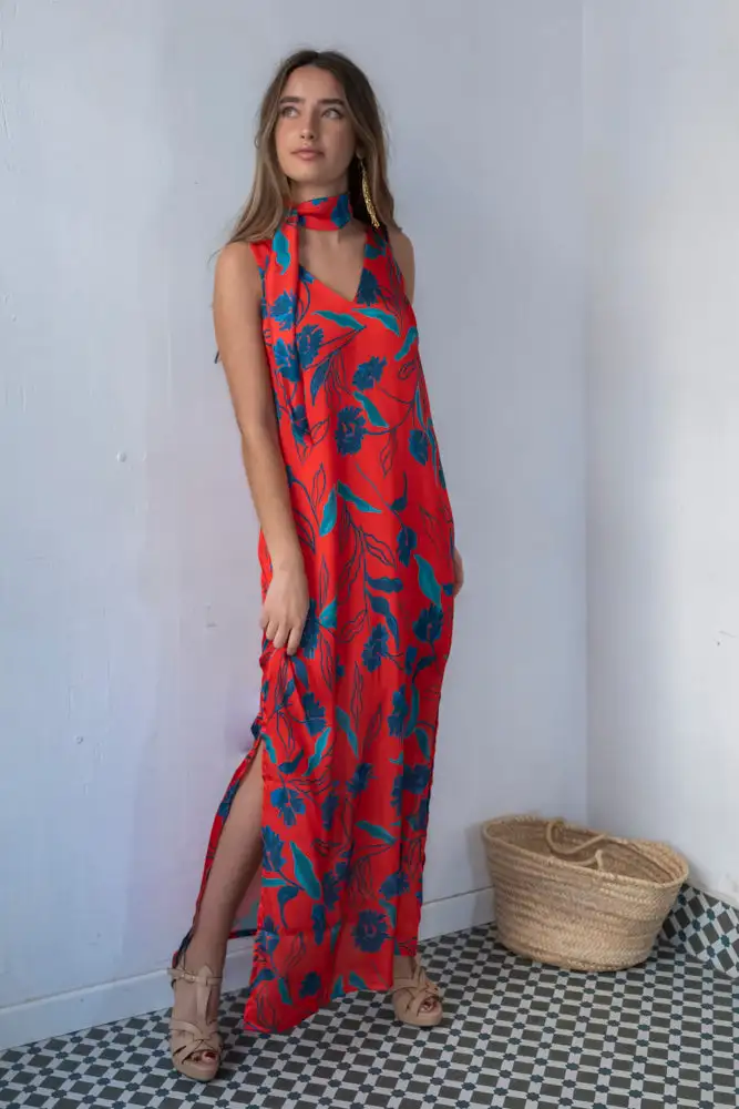 VESTIDO MARRAQUECH ROJO