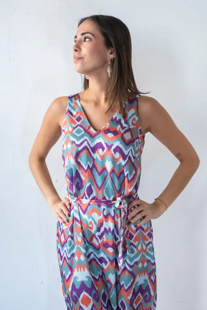 VESTIDO MARRAQUECH IKAT - Imagen 4
