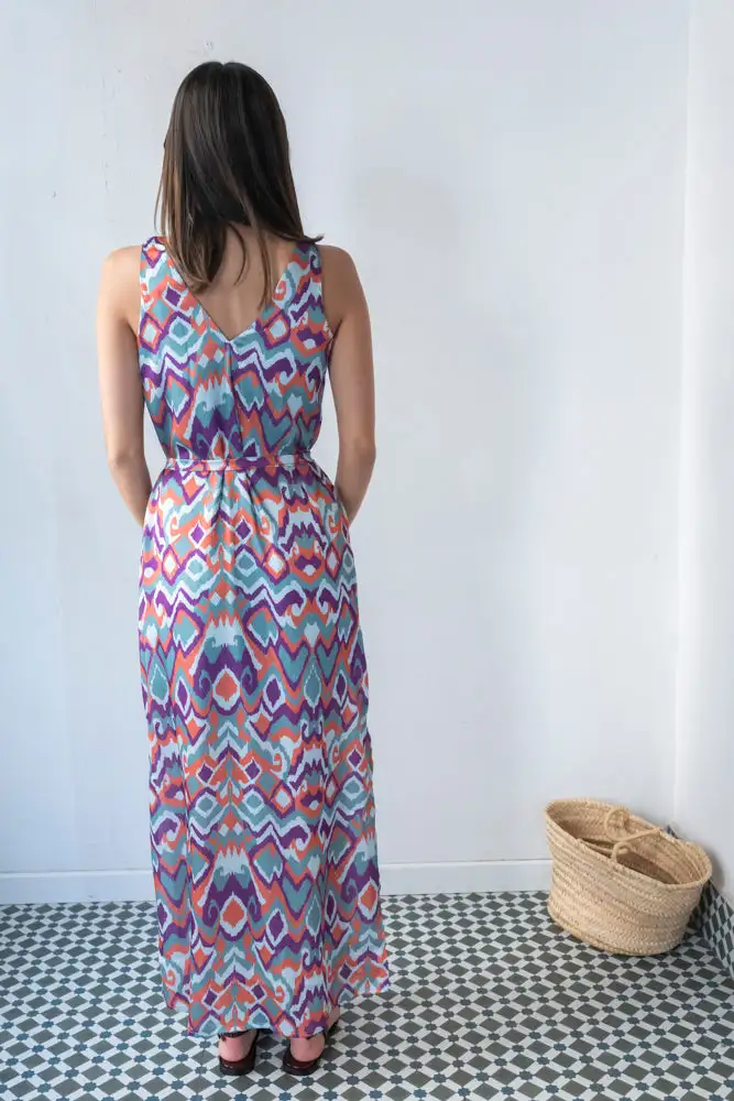 VESTIDO MARRAQUECH IKAT - Imagen 5