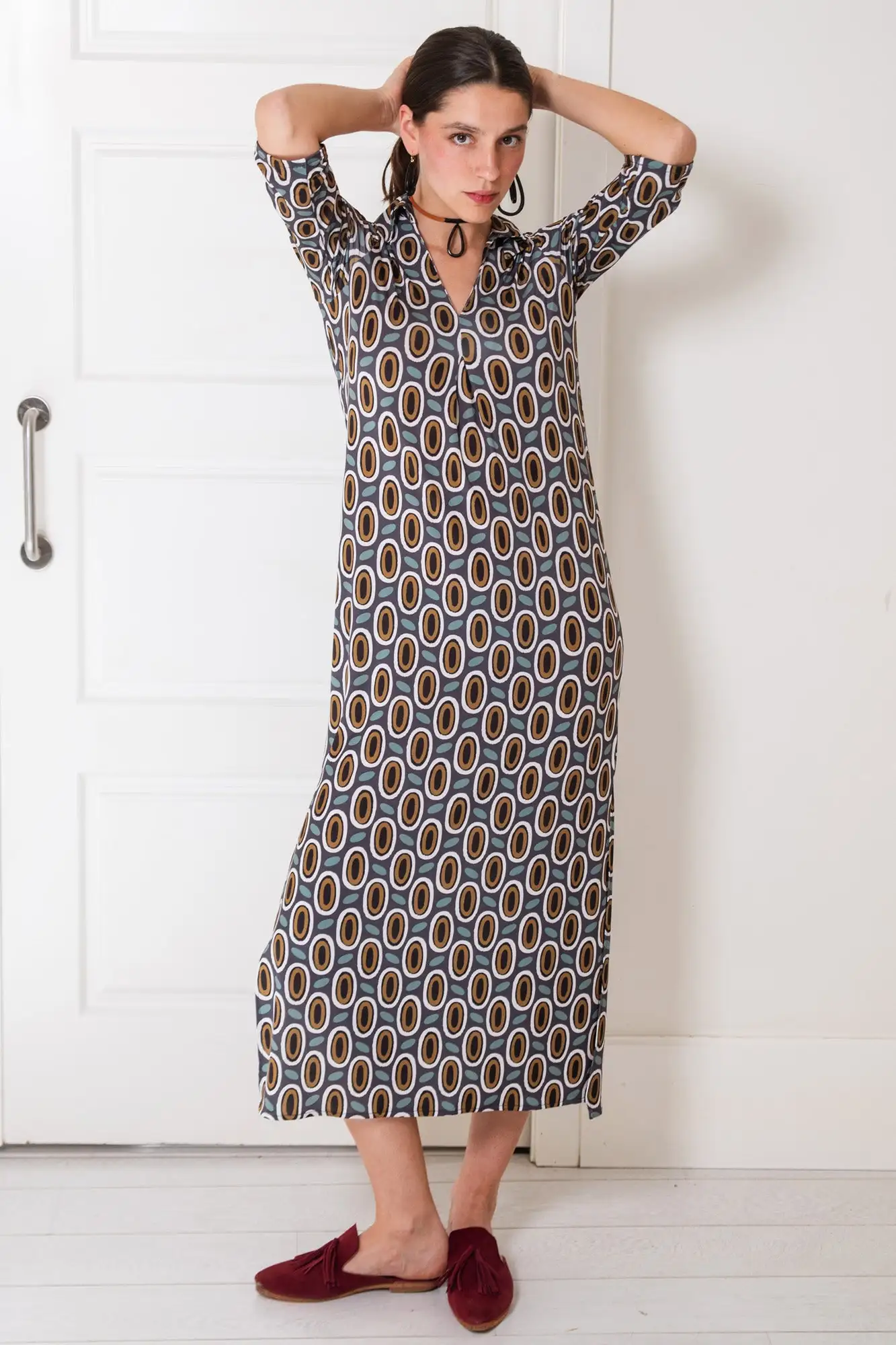 VESTIDO LONDRES ÓVALOS - Imagen 2