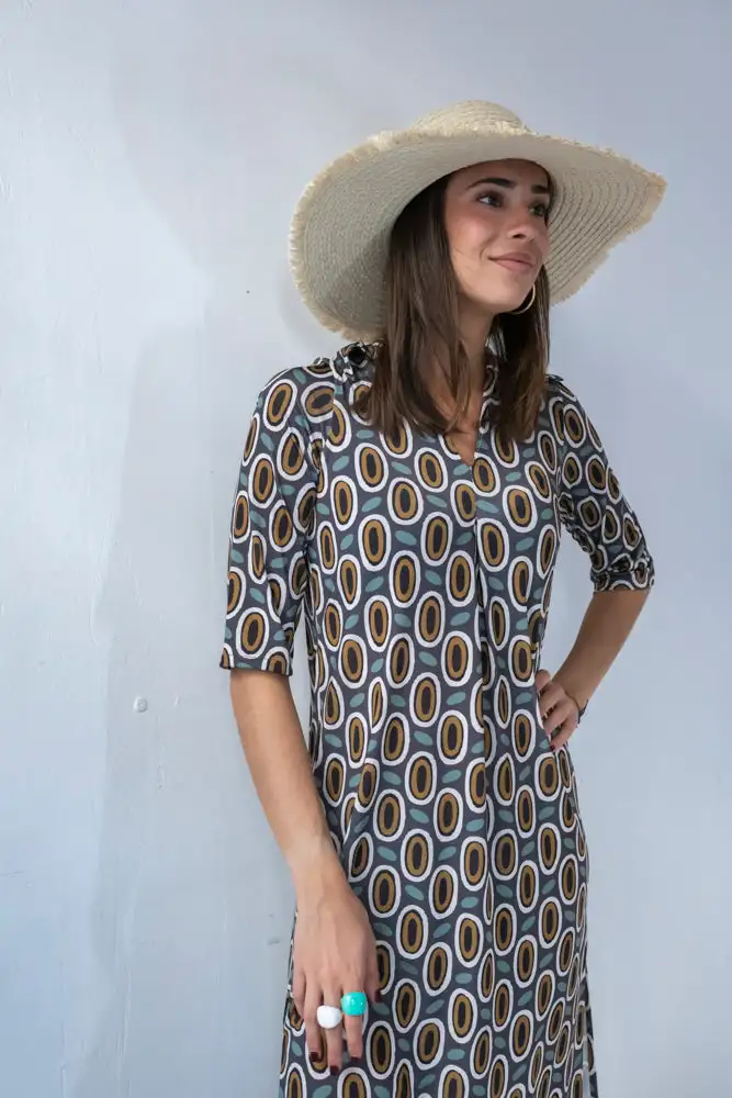VESTIDO LONDRES ÓVALOS - Imagen 8