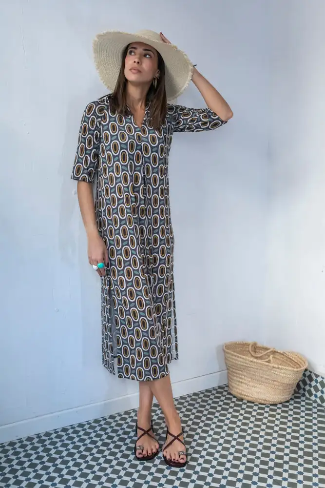 VESTIDO LONDRES ÓVALOS - Imagen 9
