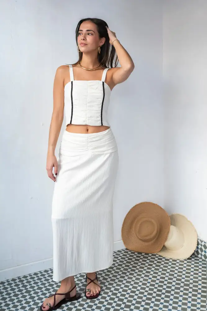 TOP DIJON MARFIL