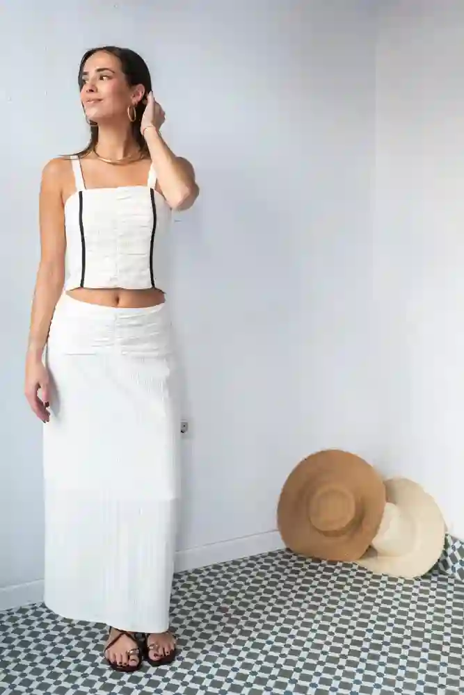 DIJON ivory skirt