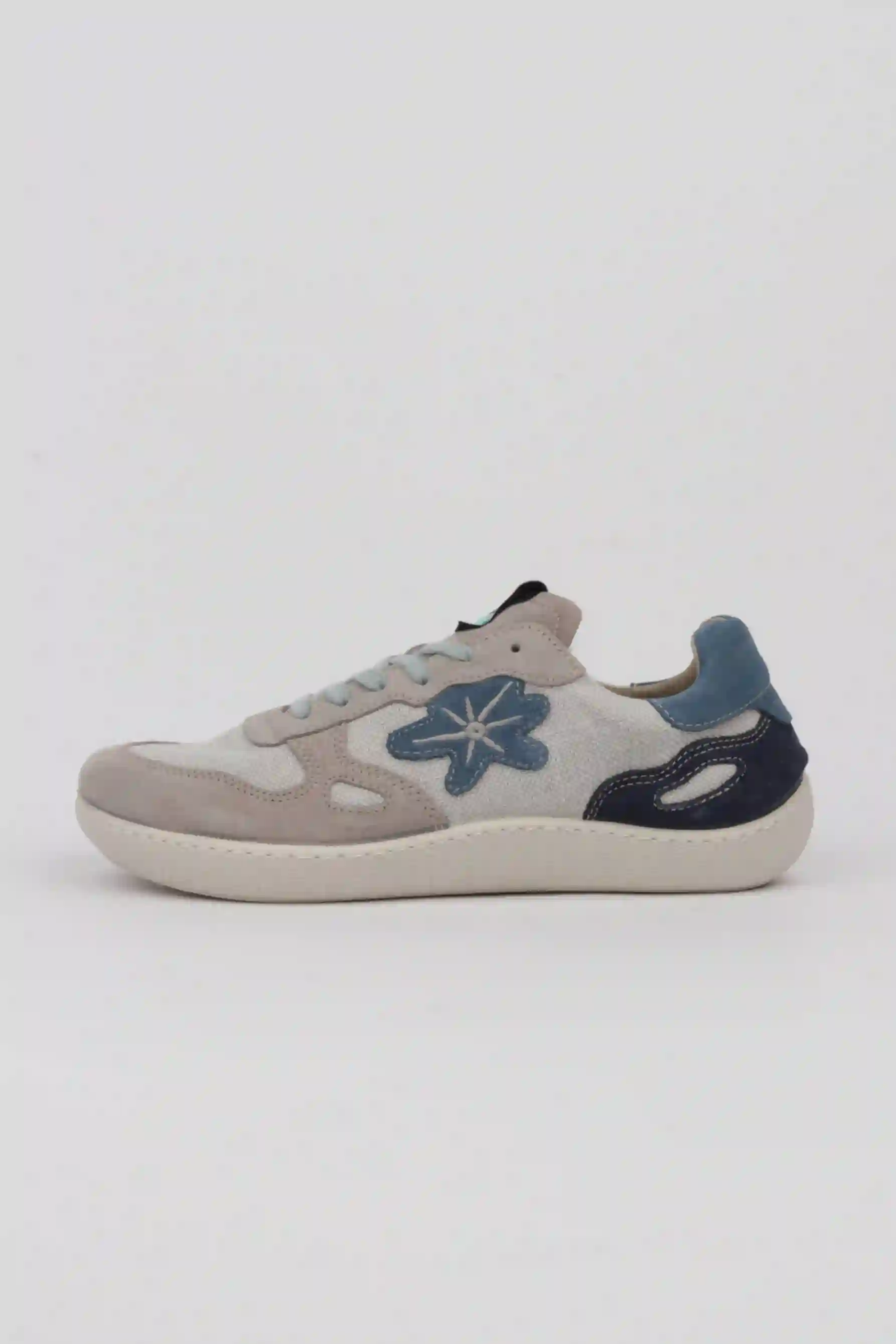 Sunni Sabbi Ontake_008 pluma | Zapatillas deportivas hombre lino gris