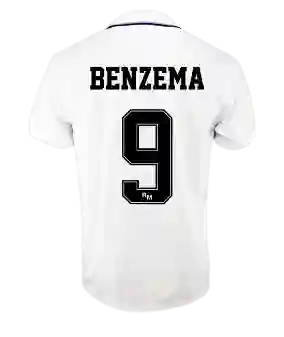 CAMISETA 1ª EQ. RM 2022/23 ADULTO BENZEMA RM22C1E BENZEMA