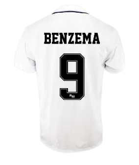 CAMISETA 1ª EQ. RM 2022/23 ADULTO BENZEMA RM22C1E BENZEMA