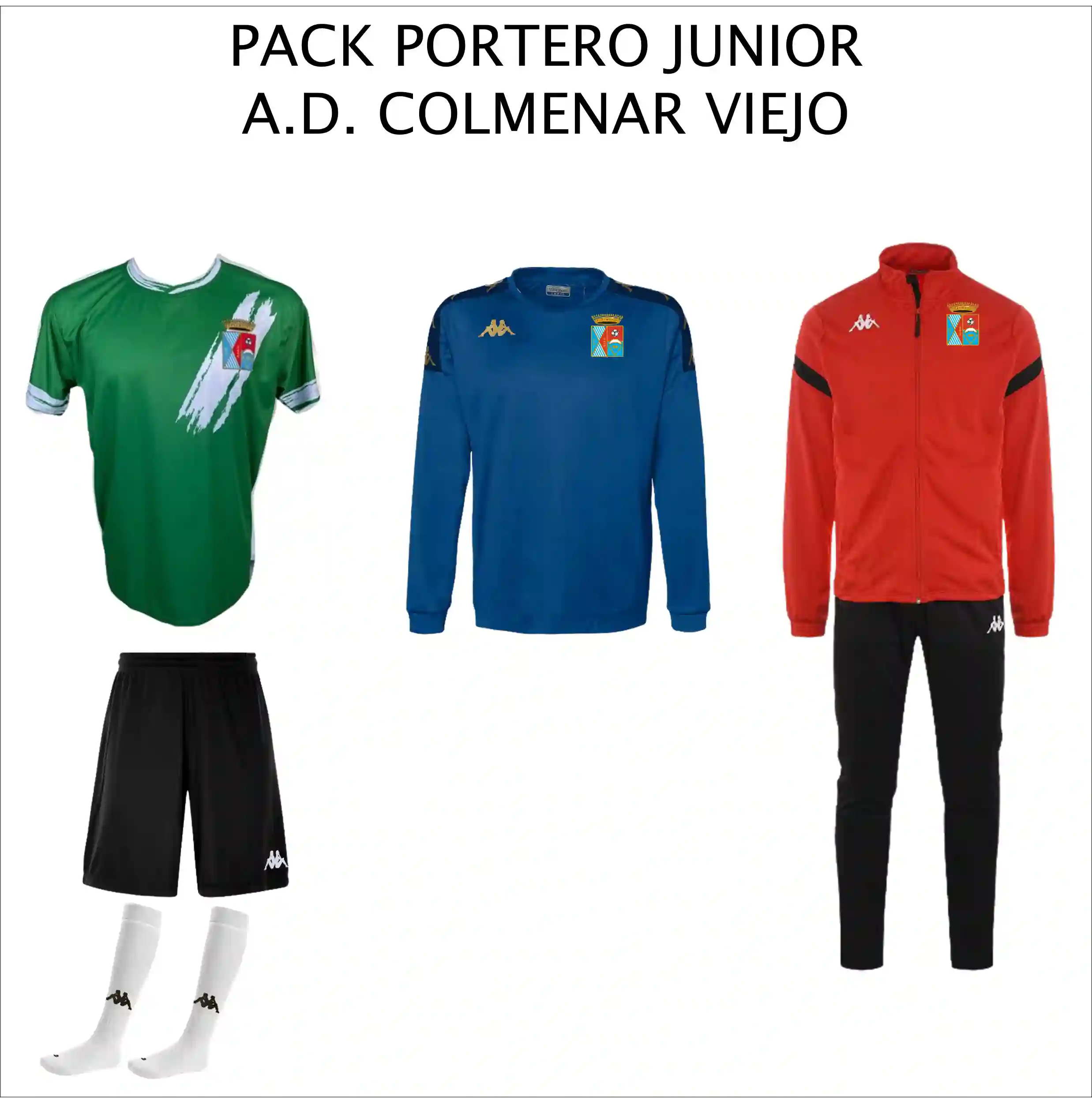 PACK JUNIOR ENTRENAMIENTO ADCV PORTERO