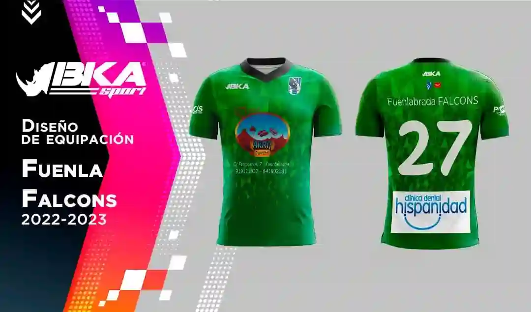 2ª CAMISETA JUEGO FUENLABRADA FALCONS JUGADOR