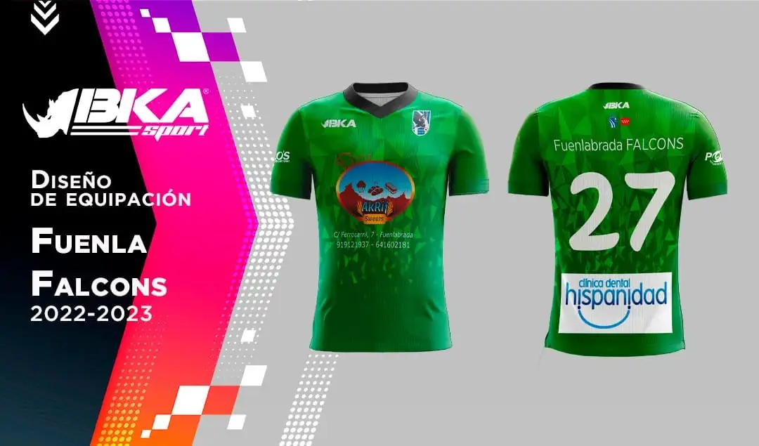 2ª CAMISETA JUEGO FUENLABRADA FALCONS JUGADOR