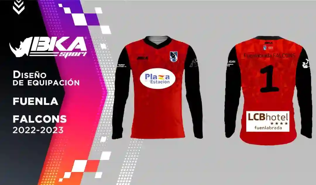 1ª CAMISETA JUEGO FUENLABRADA FALCONS PORTERO