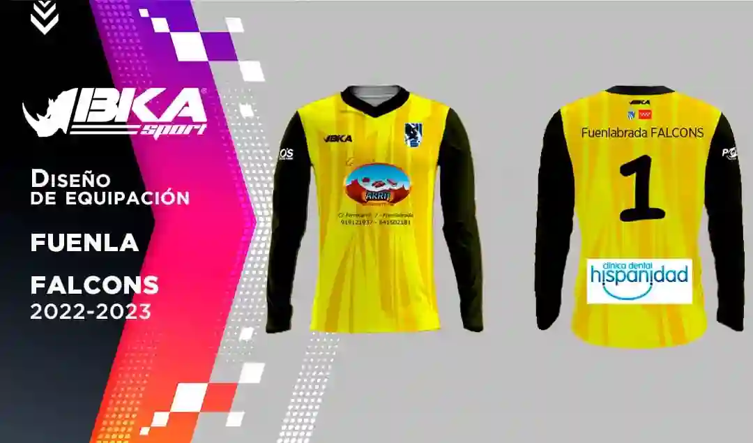 2ª CAMISETA JUEGO FUENLABRADA FALCONS PORTERO