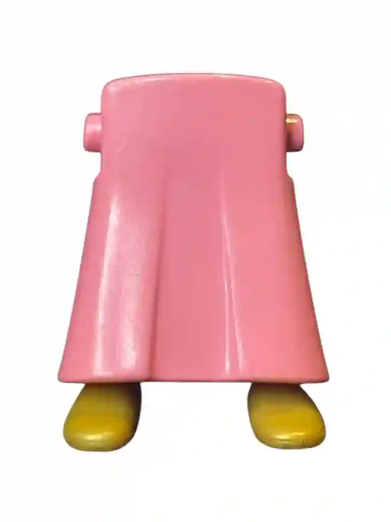 Legs_0753 pink skirt gold shoe