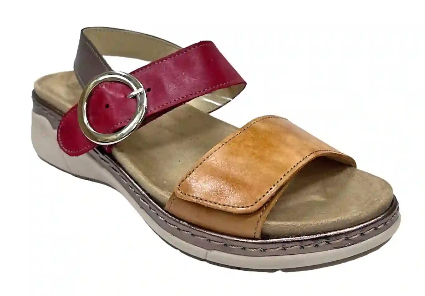 Soft 87 3314 Dorado Ruby Sandal Woman Velcros